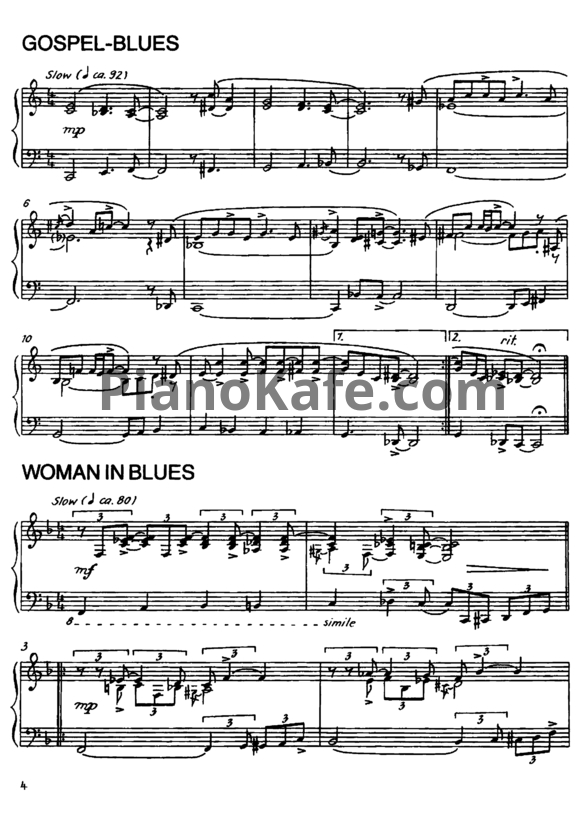 Ноты Манфред Шмитц - Blues & boogie woogie - PianoKafe.com