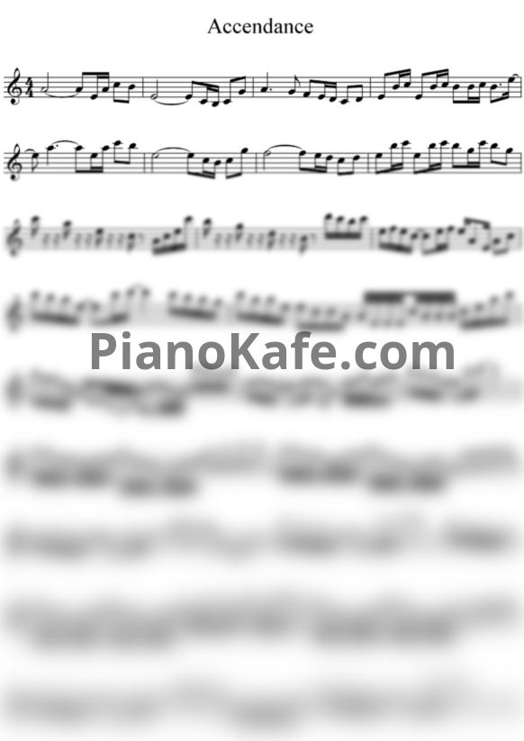 Ноты Lindsey Stirling - Ascendance - PianoKafe.com