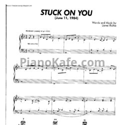 Stuck on You por L. Richie - Partituras on músicaNeo