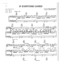 НОТЫ Nickelback - If Everyone Cared - Ноты Для Фортепиано, Гитары.