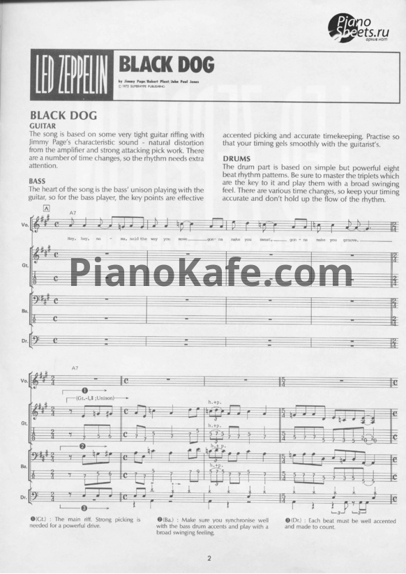 Ноты Led Zeppelin - 4th album (Книга нот) - PianoKafe.com