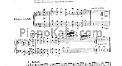 Венецианский карнавал (Op. 22). Партия фортепиано