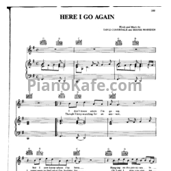 Ноты Whitesnake - Here I go again