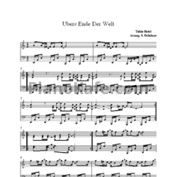 Ноты Tokio Hotel - Ubers ende der welt - предпросмотр