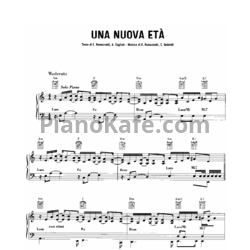 Ноты Eros Ramazzotti - Una nuova eta - предпросмотр