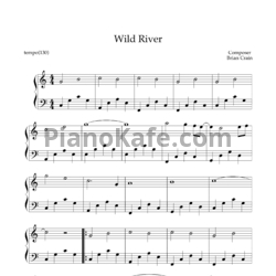 Ноты Brian Crain - Wild river - предпросмотр