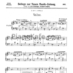 Ноты Владимир Ребиков - Вальс соль мажор - предпросмотр