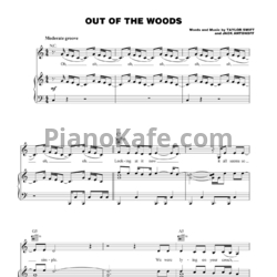 Ноты Taylor Swift - Out of the woods (Версия 2) - предпросмотр
