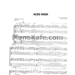 Ноты Iron Maiden - Powerslave (Книга нот) - предпросмотр