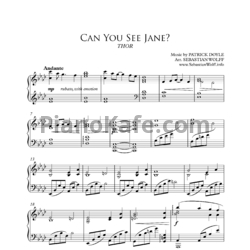 Ноты Patrick Doyle - Can You See Jane? - предпросмотр