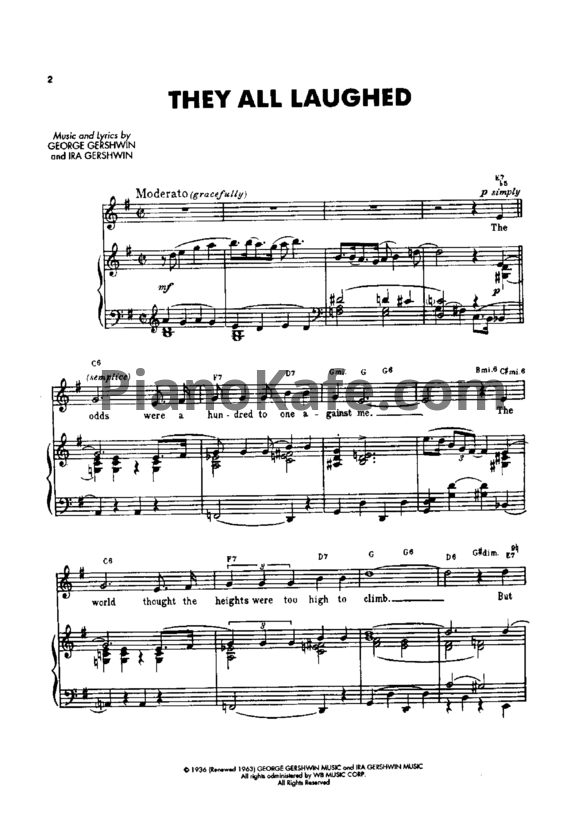 Ноты George Gershwin - 50 Gershwin classics (Книга нот) - PianoKafe.com