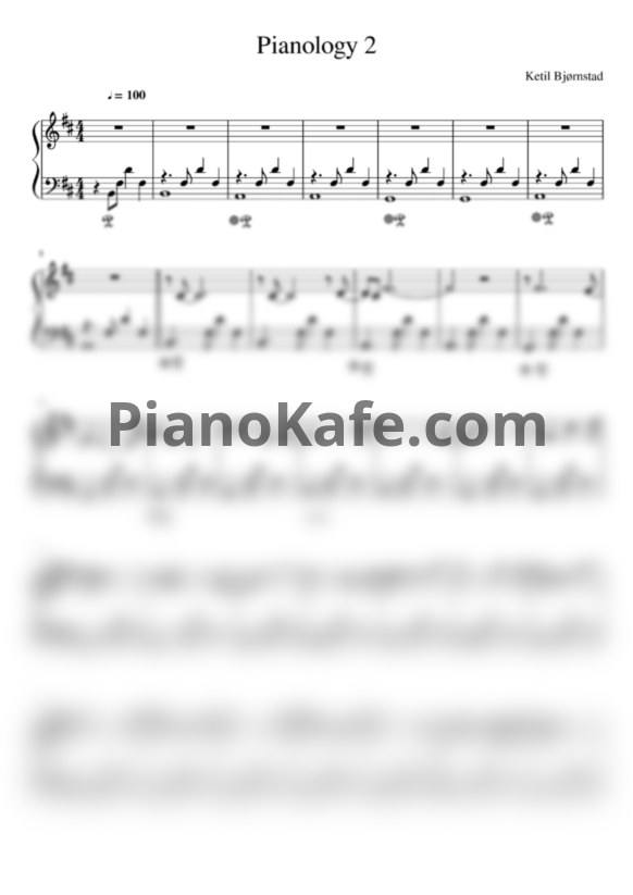 Ноты Ketil Bjornstad - Pianology 2 - PianoKafe.com