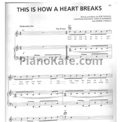 Ноты Rob Thomas - This is how a heart breaks - предпросмотр