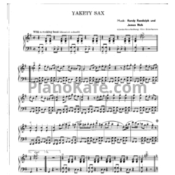 Ноты Randy Randolph and James Rich - Yakety sax - предпросмотр