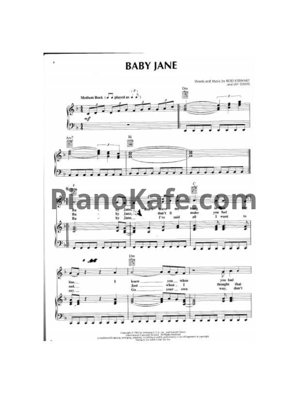 Ноты Rod Stewart - Storytslor (Книга нот) - PianoKafe.com