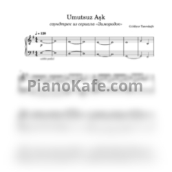 Ноты Eda Güney - Umutsuz aşk - предпросмотр