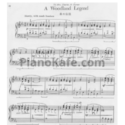 Ноты William Gillock - A woodland legend - предпросмотр