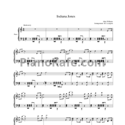 Ноты John Williams - Indiana Jones theme - предпросмотр