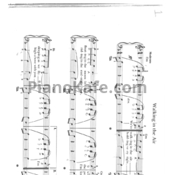 Ноты Nightwish - Walking in the air - предпросмотр