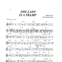 Ноты Lorenz Hart, Richard Rodgers - The lady is a tramp - предпросмотр