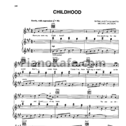 Ноты Michael Jackson - Childhood - предпросмотр