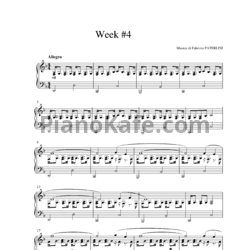 Ноты Fabrizio Paterlini - Week #4 - предпросмотр