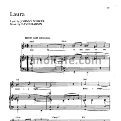 Ноты David Raksin - Laura - предпросмотр