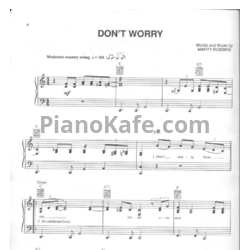 Ноты LeAnn Rimes - Don't worry - предпросмотр