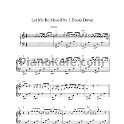 Ноты 3 Doors Down - Let Me Be Myself