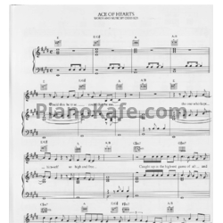 Ноты Chris Rea - Ace of heart - предпросмотр