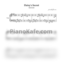 Ноты HAVASI - Daisy's secret