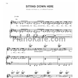 Ноты Lene Marlin - Sitting down here - предпросмотр