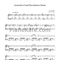 Ноты Lorne Balfe - Assassin's Creed Revelations theme - предпросмотр