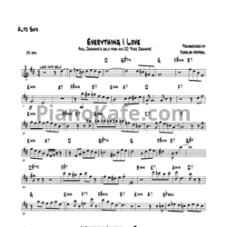 Ноты Paul Desmond - Everything I love - предпросмотр
