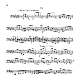 Ноты В. Блажевич - Этюд №65 - предпросмотр