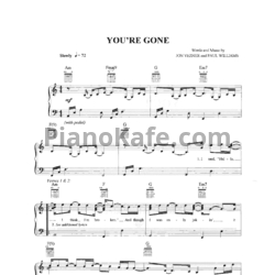 Ноты Diamond Rio - You're gone - предпросмотр