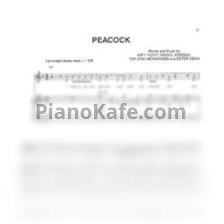 Ноты Katy Perry - Peacock - предпросмотр