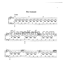 Ноты Ludovico Einaudi - Due tramonti - предпросмотр