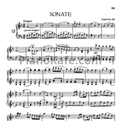 Ноты В. Моцарт - Соната №12 фа мажор (К. 332) - предпросмотр