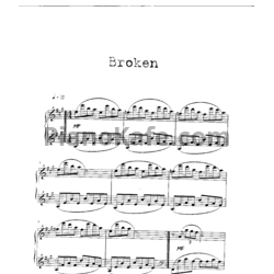 Ноты Helen Jane Long - Broken - предпросмотр