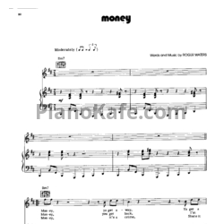 Ноты Pink Floyd - Money (Версия 2) - предпросмотр