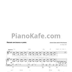 Ноты Antonio Carlos Jobim & Chico Buarque - Retrato em branco e preto - предпросмотр