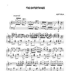 Ноты Scott Joplin - The entertainer (Версия 2) - предпросмотр