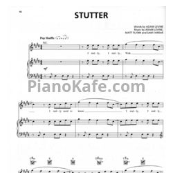 Ноты Maroon 5 - Stutter (Версия 2) - предпросмотр