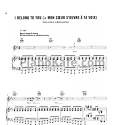 Ноты Muse - I belong to you (official version) - предпросмотр