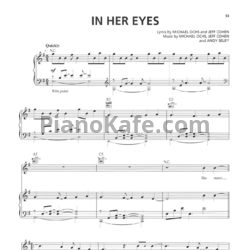Ноты Josh Groban - In her eyes - предпросмотр