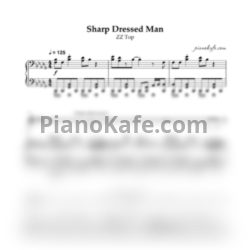 Ноты ZZ Top - Sharp dressed man (B-moll)