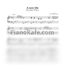 Ноты Alessandro Martire - A new life