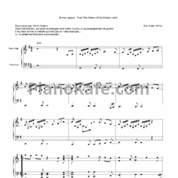 Ноты Britney Spears - From the bottom of my broken heart - предпросмотр