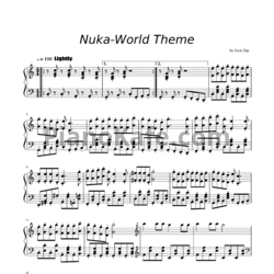 Ноты Inon Zur - Nuka-world theme - предпросмотр
